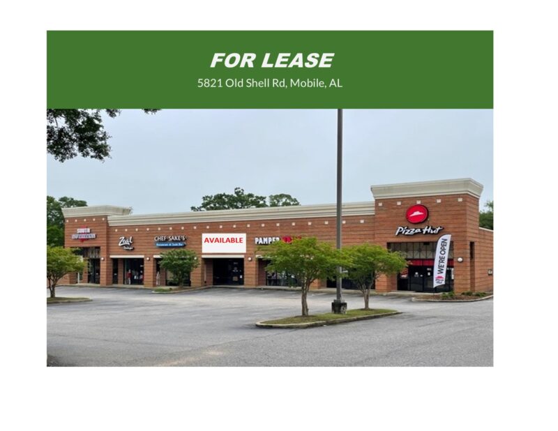 5821 Old Shell Mobile AL For Lease