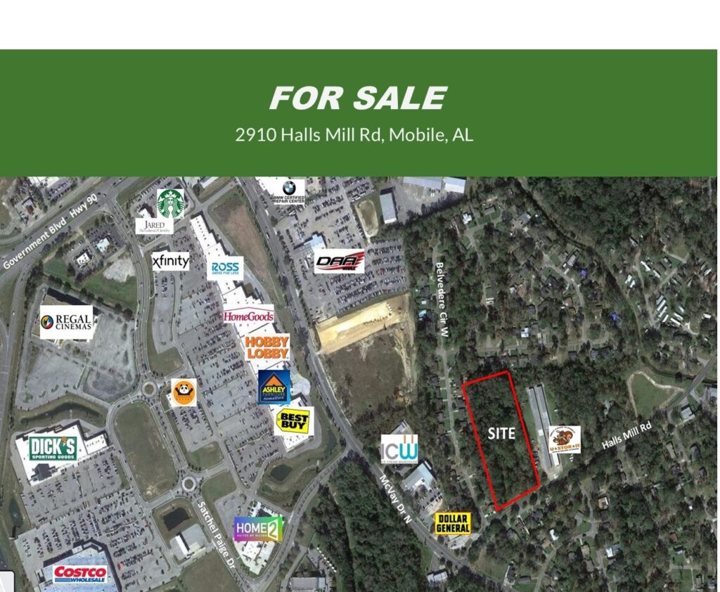 Commercial Property Mobile AL 2910 Halls Mill Mobile AL