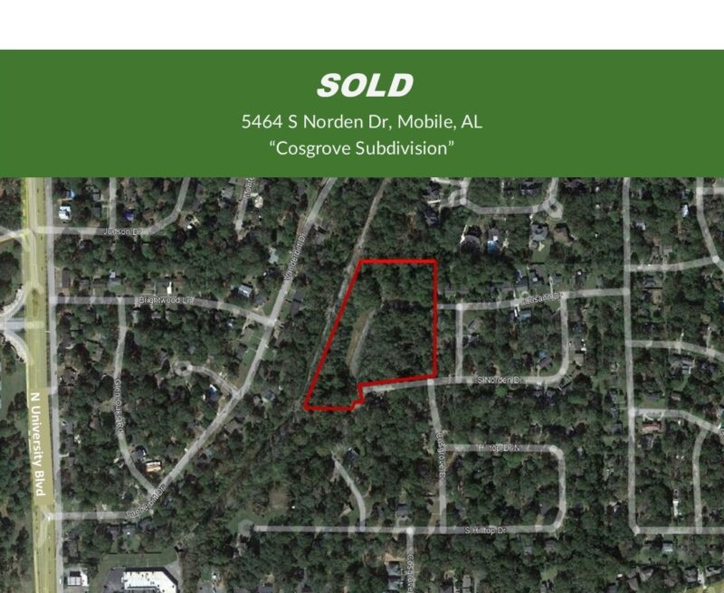 5464 S Norden Mobile AL Commercial Property For Sale