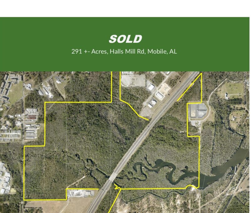 291 Acres Halls Mill Rd Mobile AL Commercial Property
