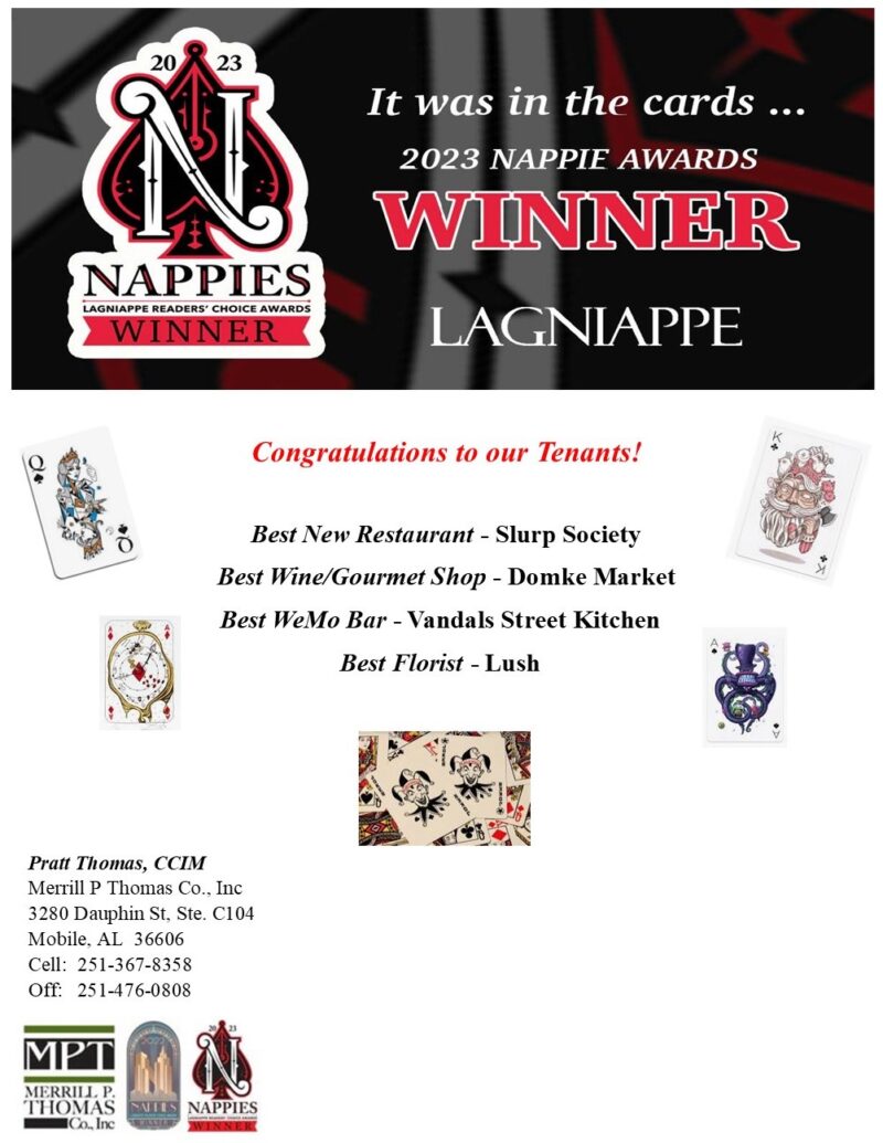2023 Nappies Tenant Winners! Commercial Real Estate Mobile AL