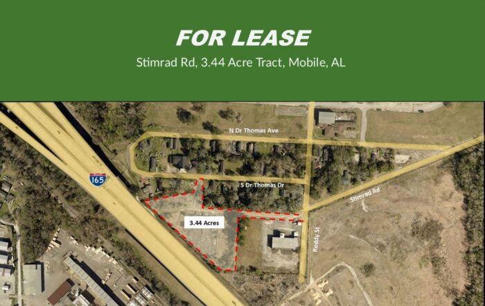 Commercial Land For Lease Stimrad Rd Mobile AL
