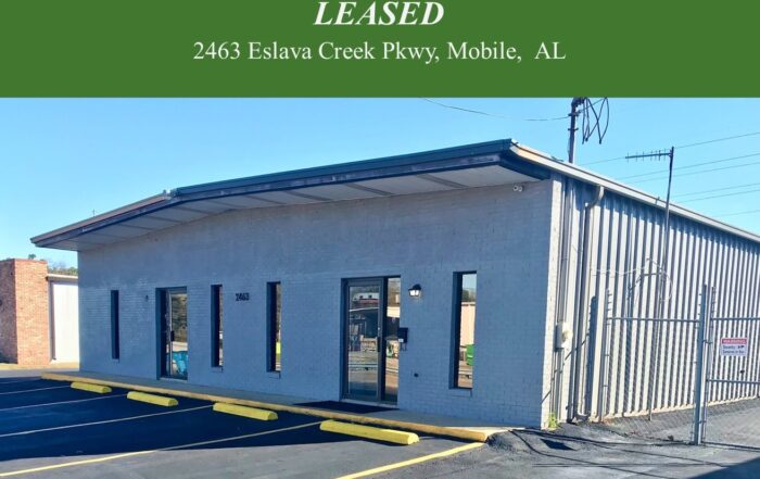 2463 Eslava Creek Pkwy Leased Warehouse Mobile AL