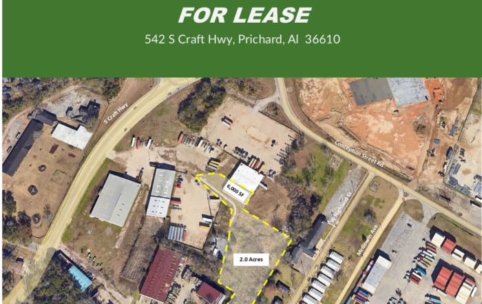 543 S Craft Hwy Prichard AL Warehouse For Lease