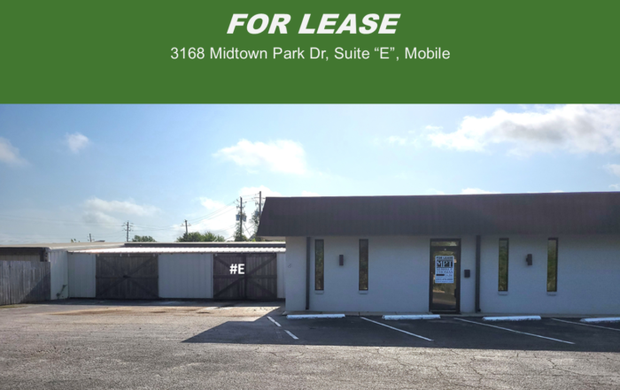 3168 Midtown Park S Suite E Mobile AL Commercial Warehouse For Lease