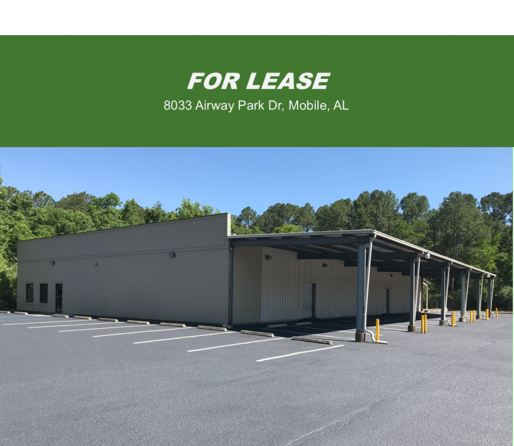 8033 Airway Park Dr For Lease Mobile AL Commercial Office Warehouse