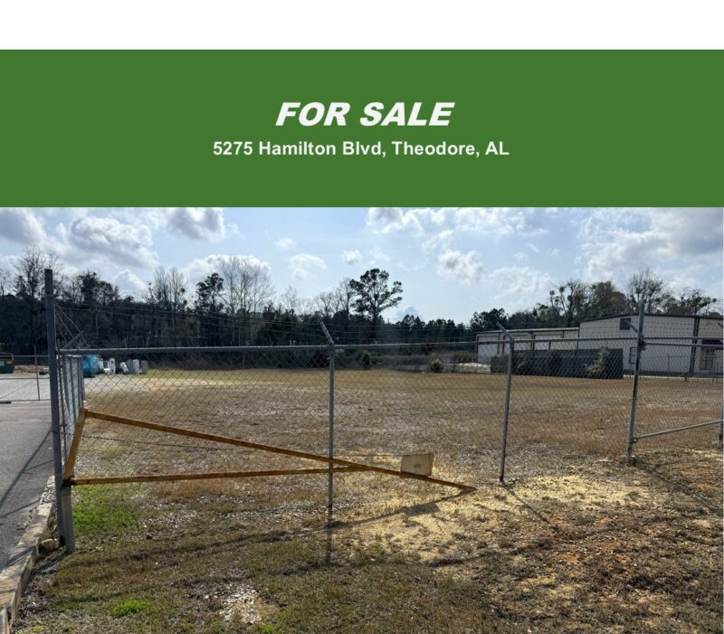 For Sale - 5275 Hamilton Blvd Mobile AL Industrial Yard